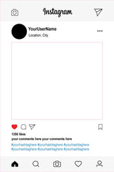 Inst Selfie Frame Small - 90cm x 60cm